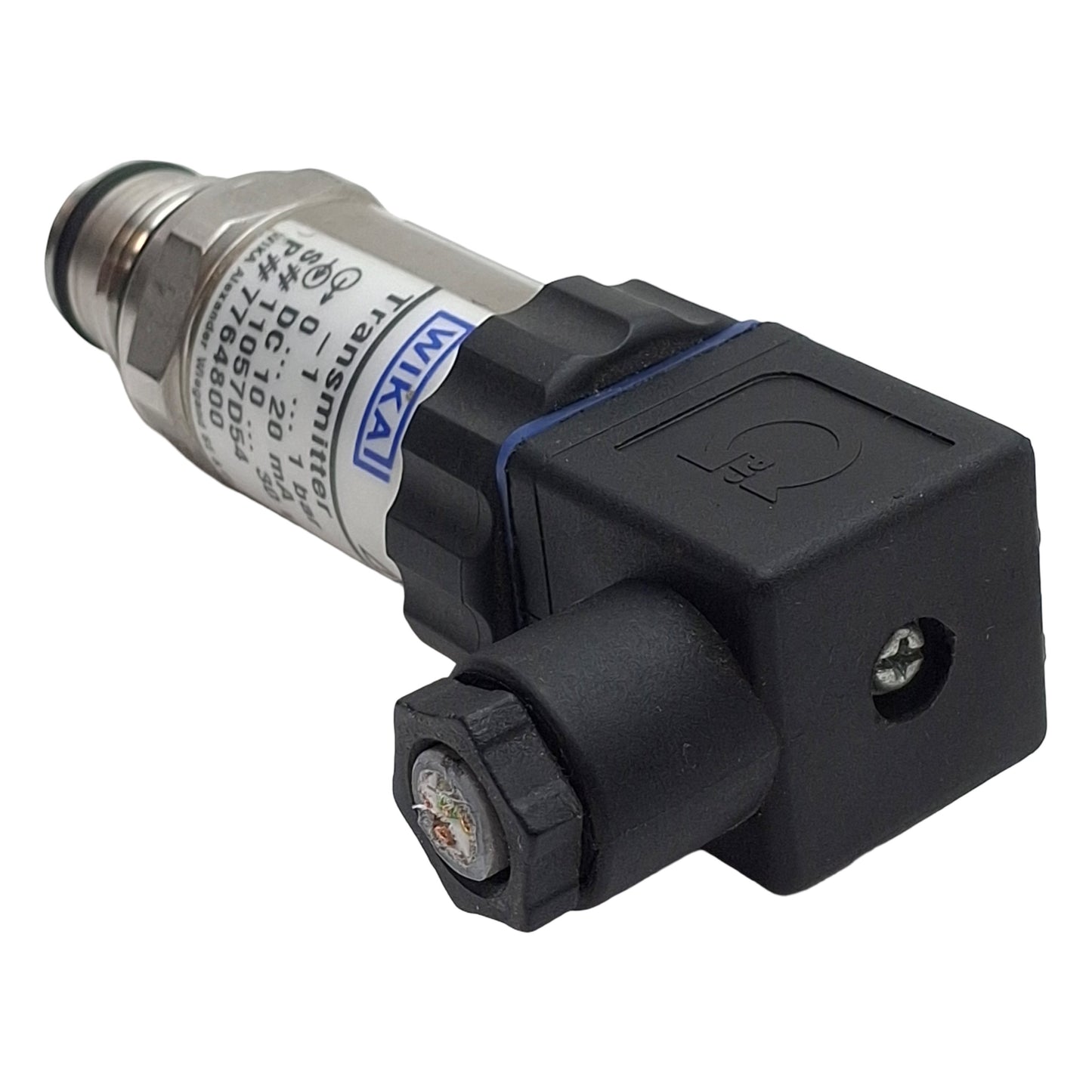 Used Wika S-11 7764800 Flush Pressure Transmitter -1~1bar Range, 0-20mA Out, 10-30VDC