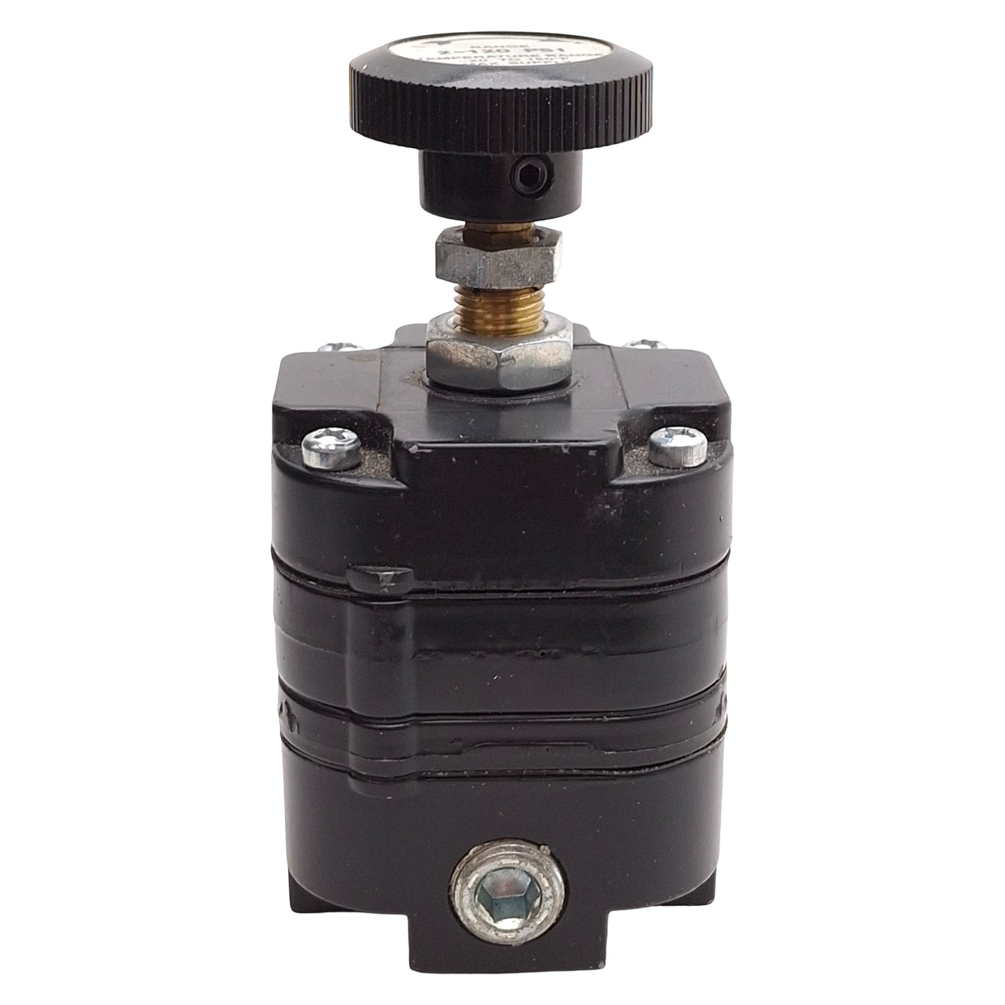 Used Parker R210-02C High Precision Regulator, 150psig IN, 2-120psig Set, 1/4in BSPP