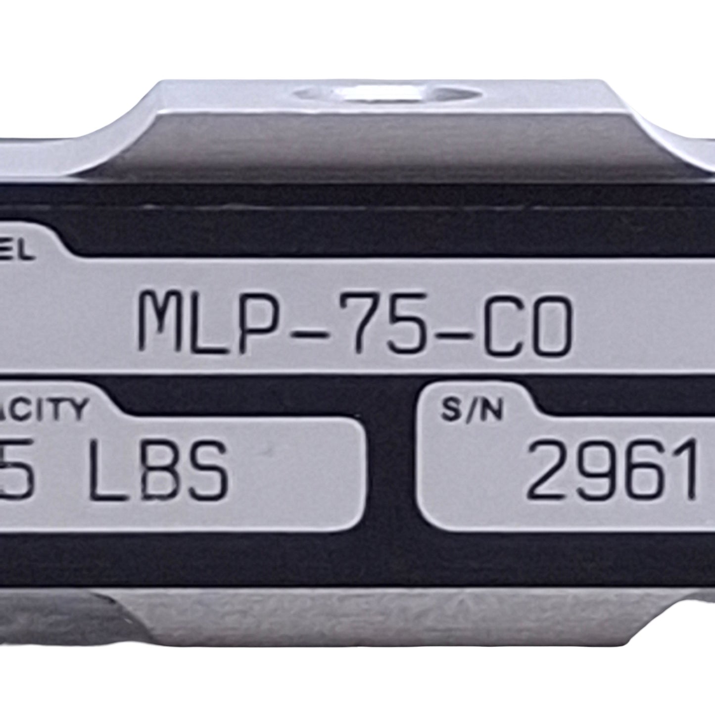 Used Transducer Techniques MPL-75-CO Mini Load Cell For Compression, 75lbs Capacity
