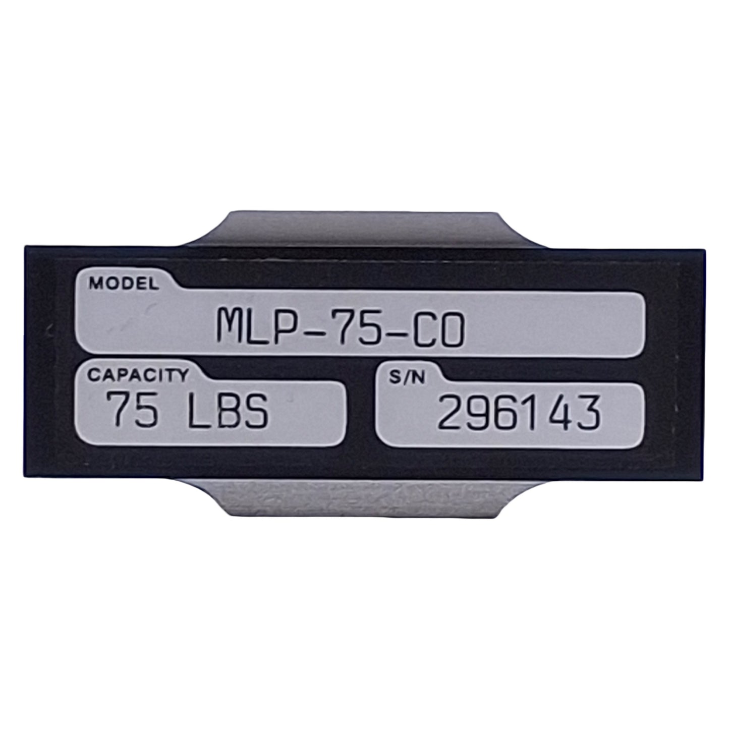 Used Transducer Techniques MPL-75-CO Mini Load Cell For Compression, 75lbs Capacity