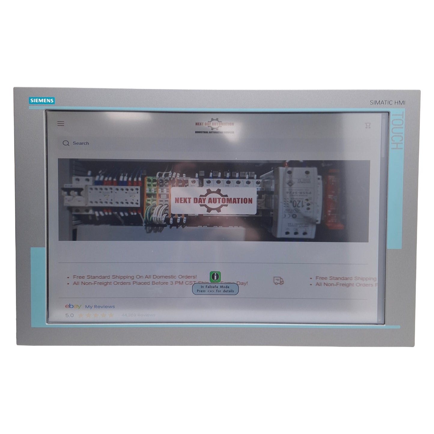Used Siemens 6AV7862-2TA00-1AA0 SIMATIC HMI SCD1900 Touchscreen LCD Monitor 19in