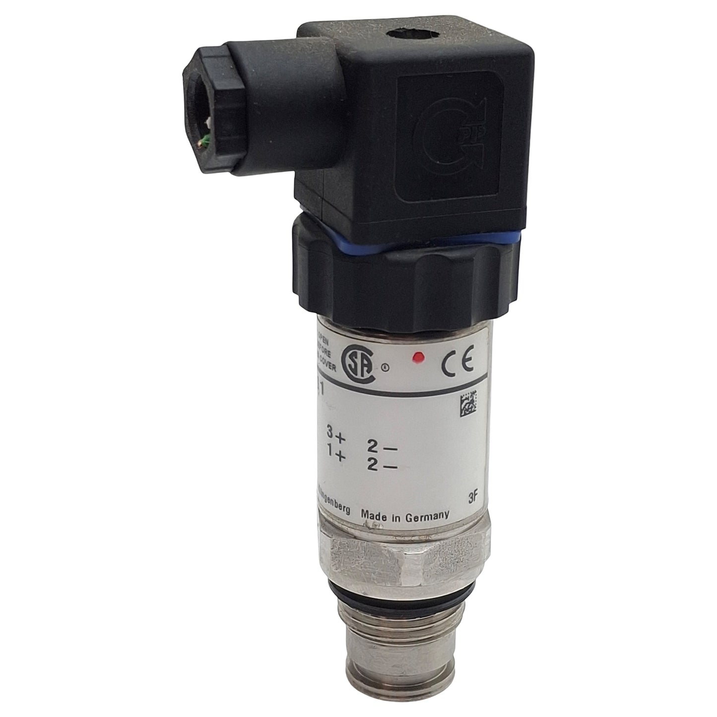 Used Wika S-11 7763277 Flush Pressure Transmitter, -1~1.8bar, 0-20mA Out, 10-30VDC