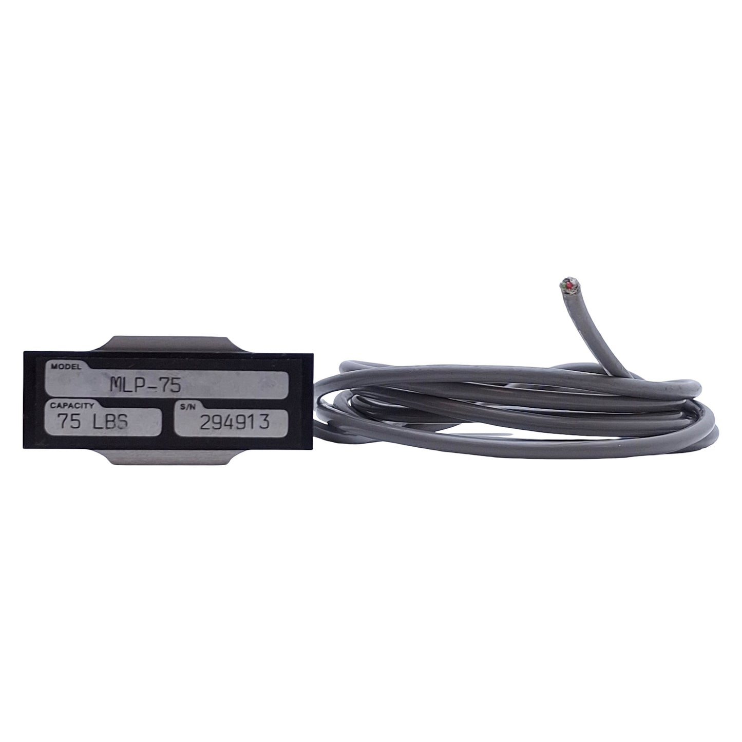 Used Transducer Techniques MPL-75 Mini Load Cell For Compression, 75lbs Capacity