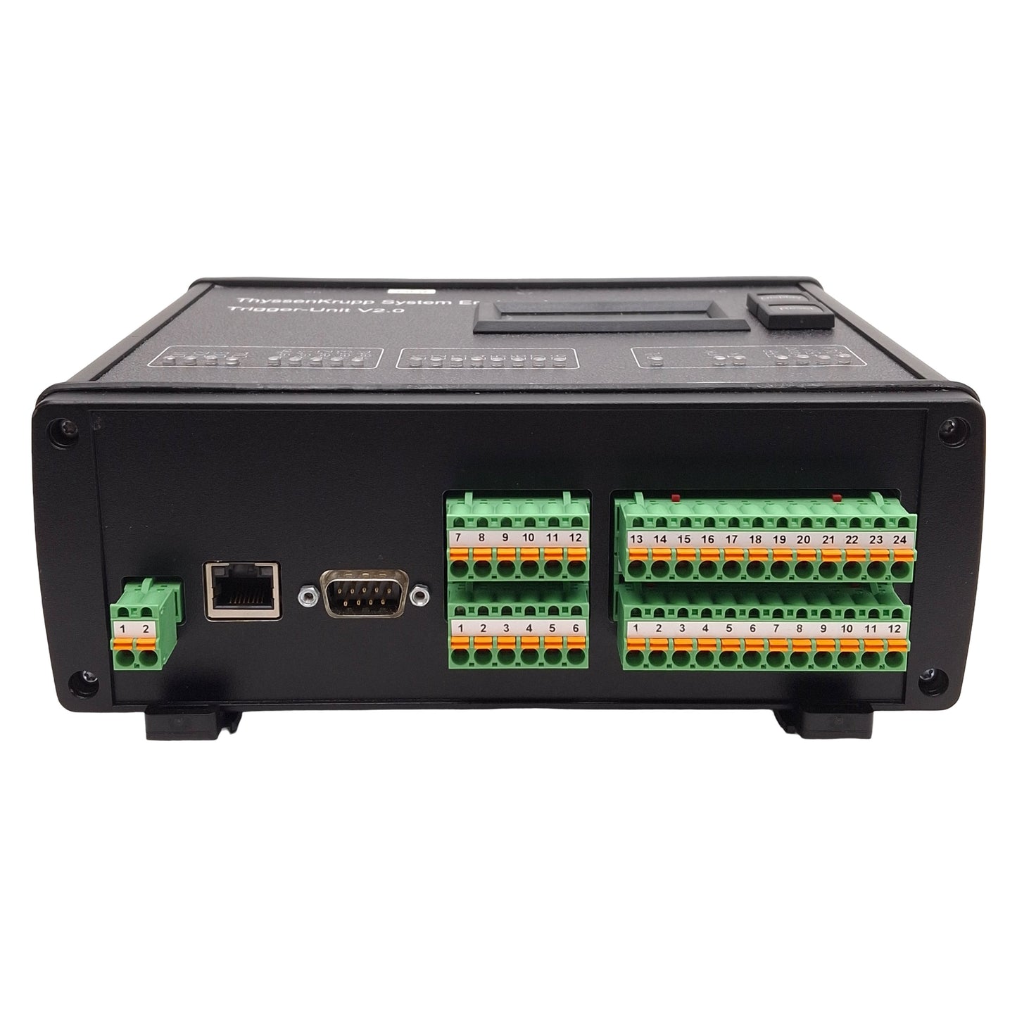 Used ThyssenKrupp System Engineering K.E0002.383.89.00 Trigger Unit V2.0, DIN Rail
