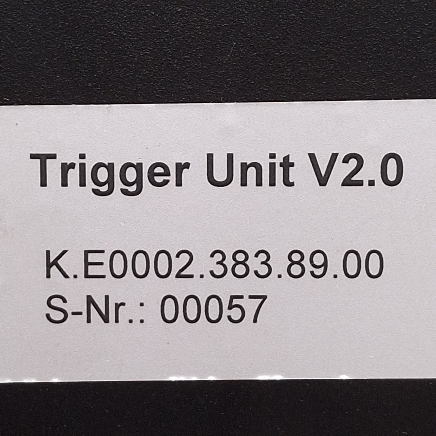 Used ThyssenKrupp System Engineering K.E0002.383.89.00 Trigger Unit V2.0, DIN Rail