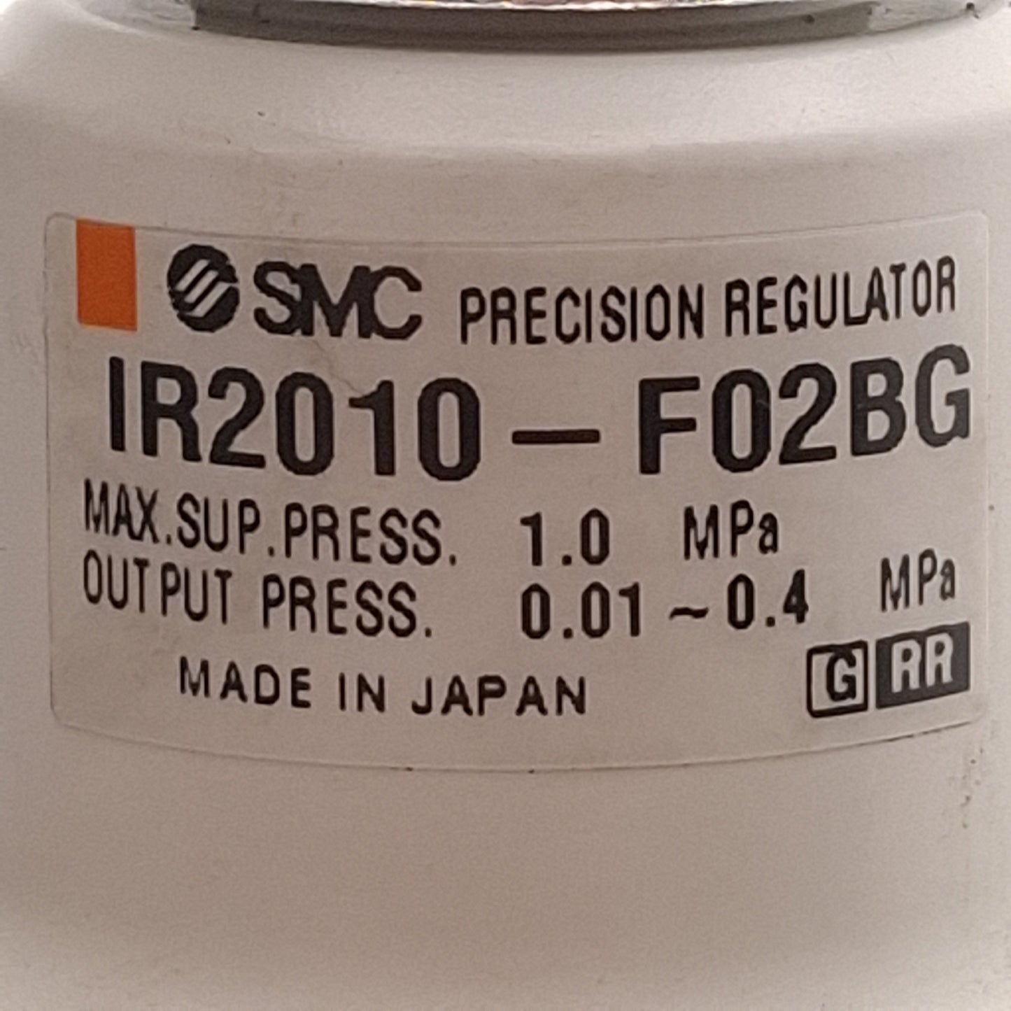 Used SMC IR2010-F02BG Precision Regulator, 1.0MPa Supply, 0.01-0.4MPa Set, G1/4