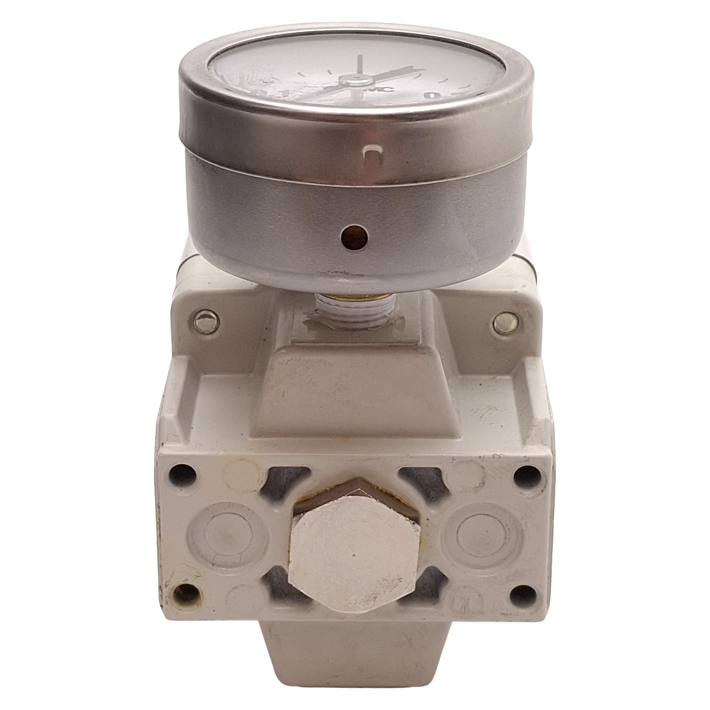Used SMC IR2010-F02BG Precision Regulator, 1.0MPa Supply, 0.01-0.4MPa Set, G1/4