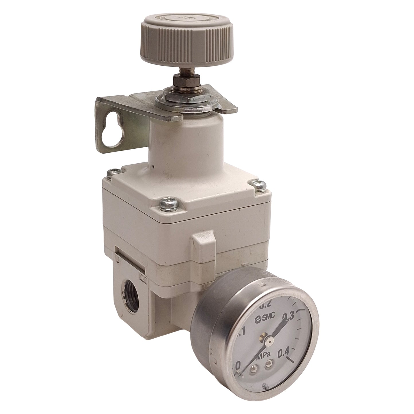 Used SMC IR2010-F02BG Precision Regulator, 1.0MPa Supply, 0.01-0.4MPa Set, G1/4