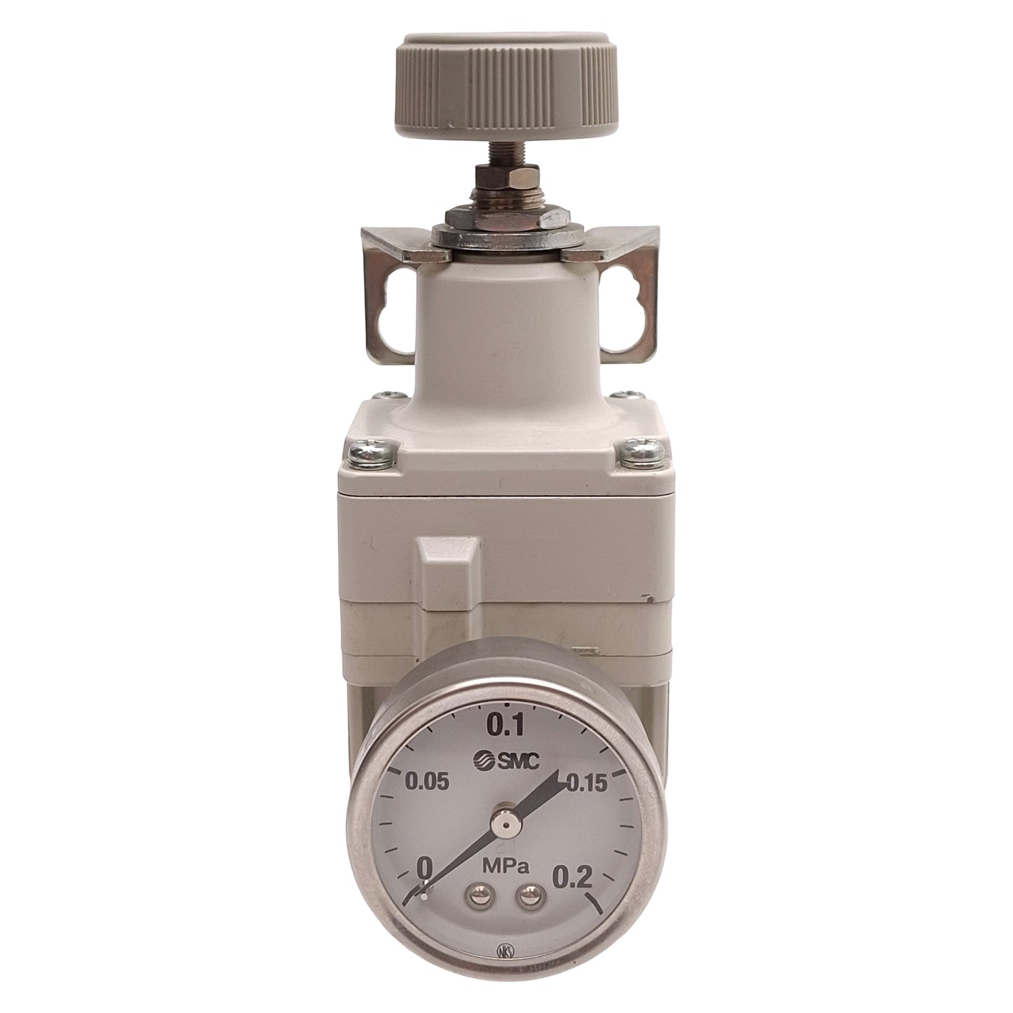 Used SMC IR2000-F02BG Precision Regulator, 1.0MPa Supply, 0.005-0.2MPa Set, G1/4