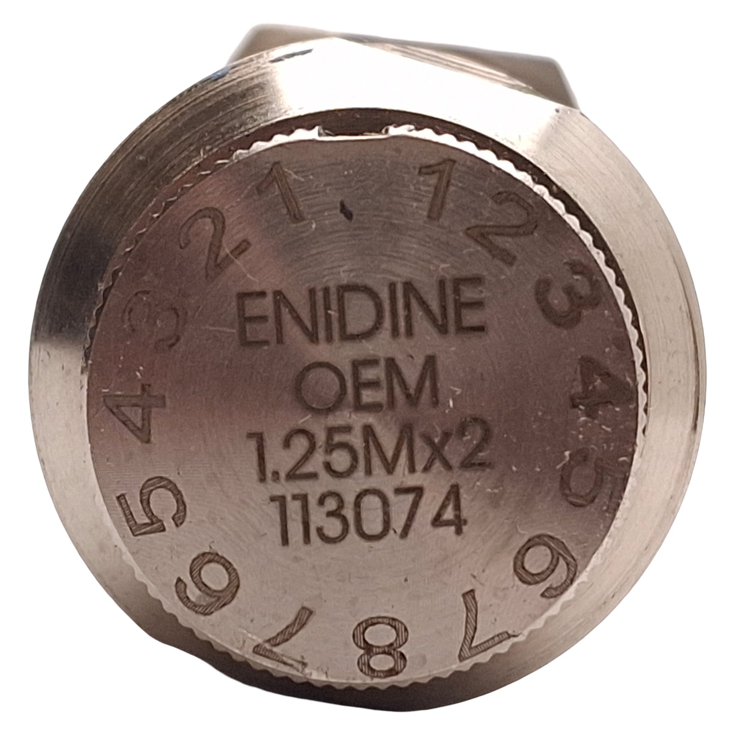 Used Enidine OEM 1.25Mx2 Shock Absorber, 50mm Stroke, 424Nm/cycle, M36x1.5 Barrel