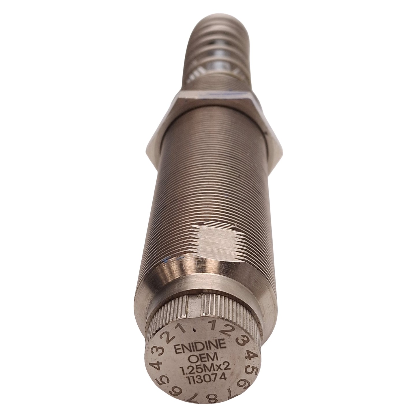 Used Enidine OEM 1.25Mx2 Shock Absorber, 50mm Stroke, 424Nm/cycle, M36x1.5 Barrel
