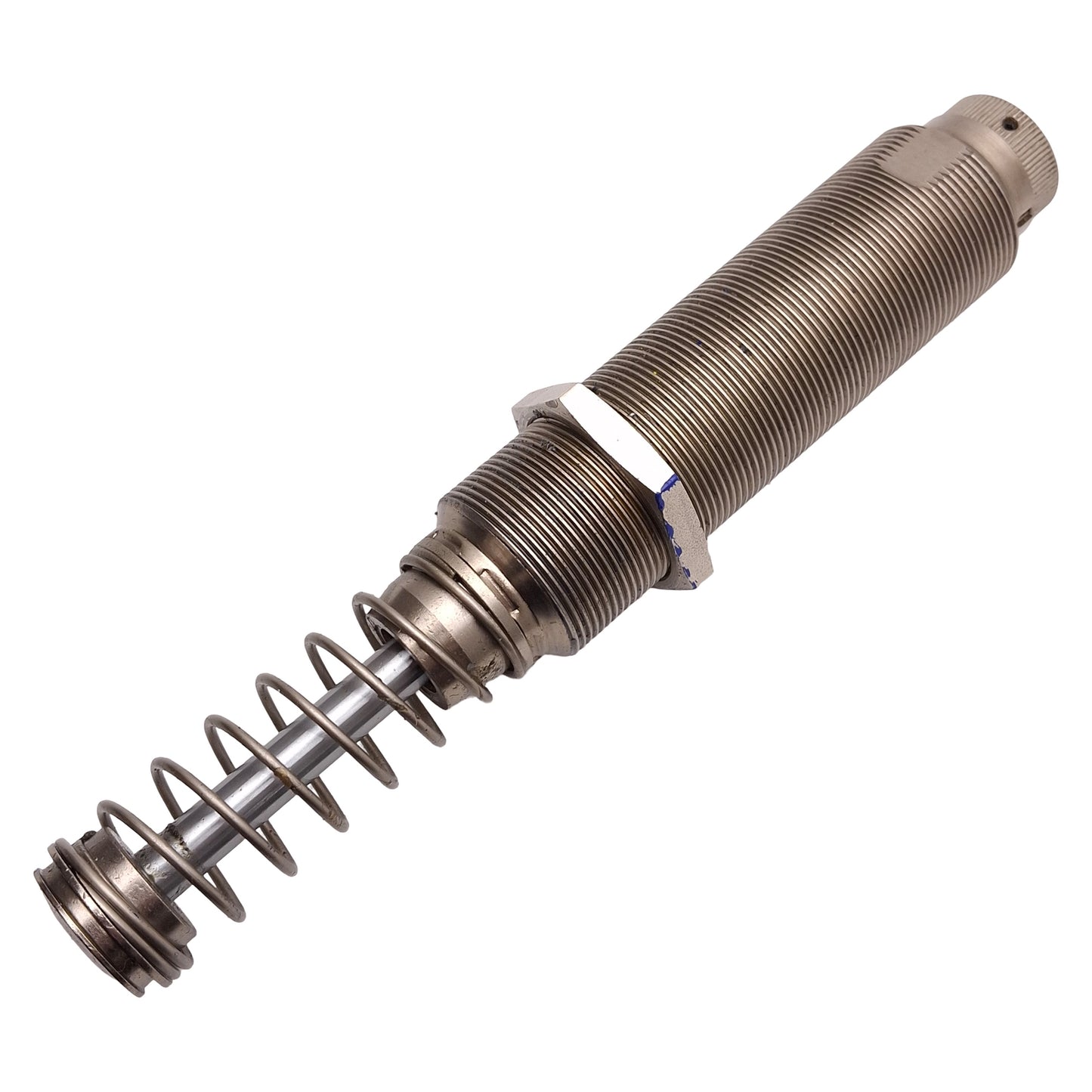Used Enidine OEM 1.25Mx2 Shock Absorber, 50mm Stroke, 424Nm/cycle, M36x1.5 Barrel
