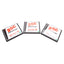 Used Lot of 3 SanDisk SDCFB-256-101-00 CompactFlash Memory Card, 256MB Capacity