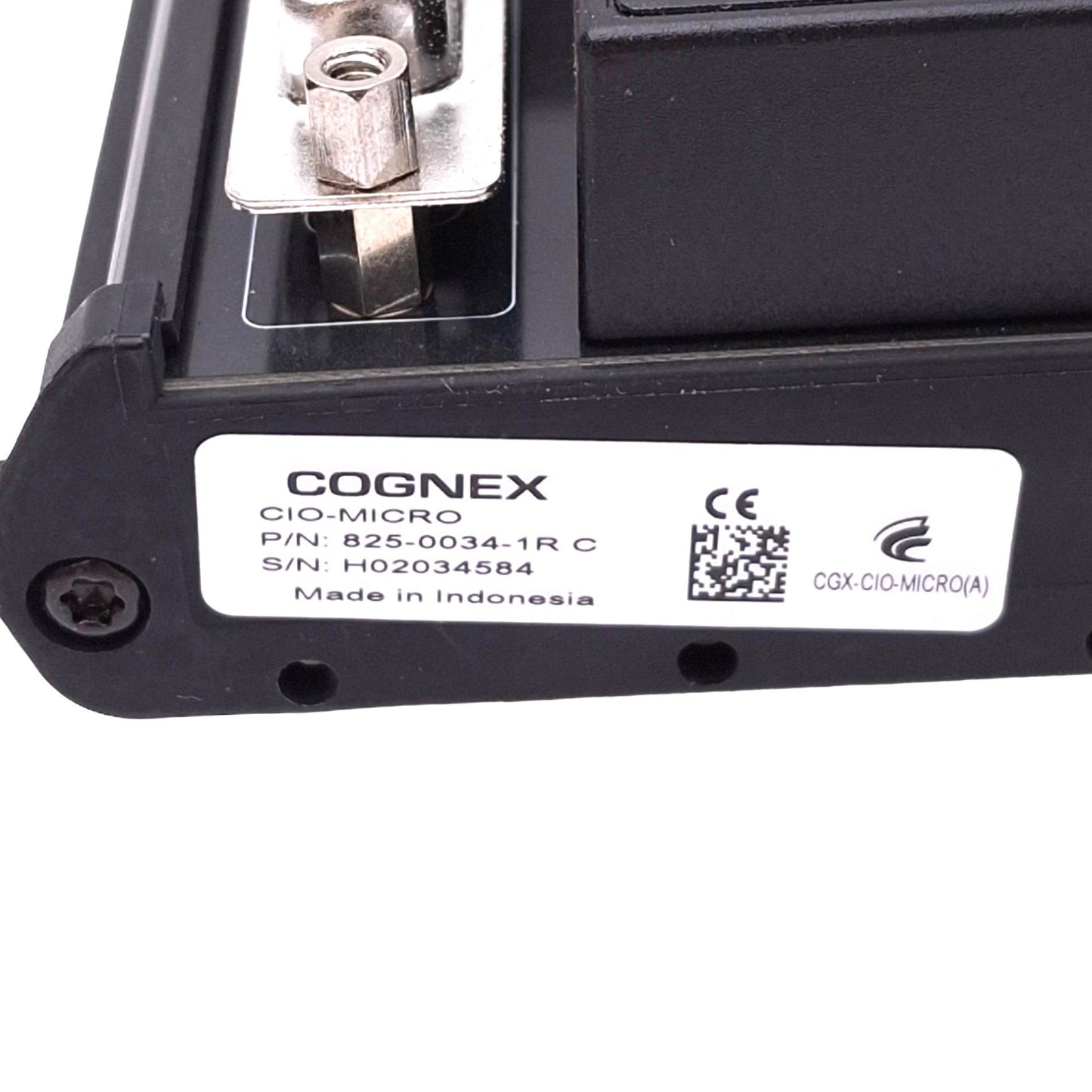 Used Cognex CIO-MICRO In-Sight Machine Vision I/O Breakout Module, RS232 RJ45, 24VDC