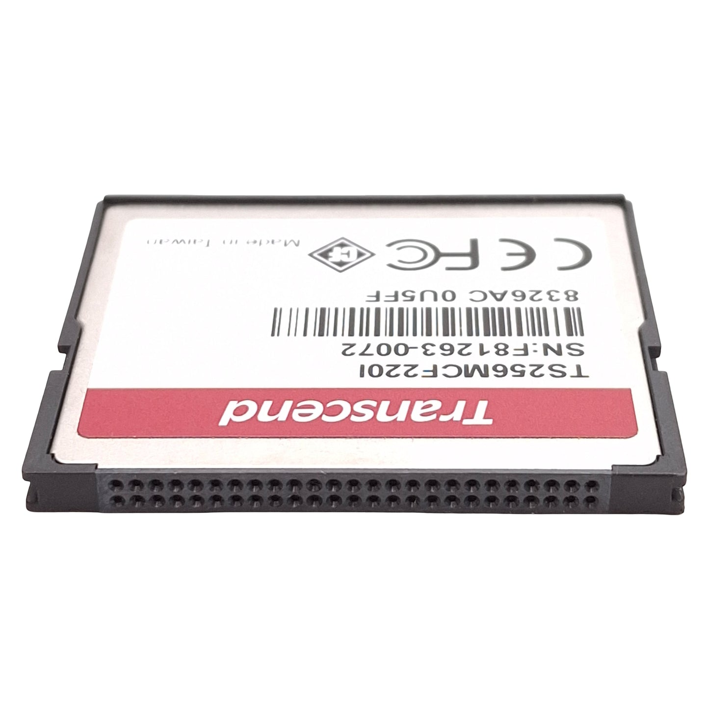Used Transcend TS256MCF220I CF220I Industrial Grade Compact Flash Memory Card, 256MB