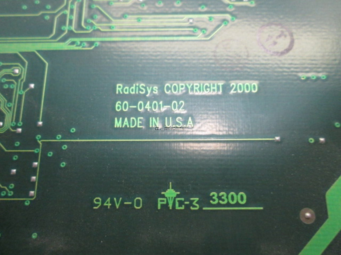 Used Radisys 60-0401-02 94V-0 PIC-3-3300 SBC 552B