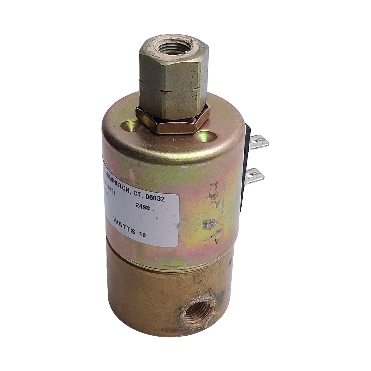 Used Norgren 649160-0151-120-60 Solenoid Valve 3WMP, 1/4in NPT, 120VAC Coil