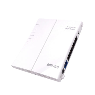 Used Buffalo WHR-HP-GN AirStation HighPower Wireless Router, 2.4GHz, 5-Port, 150Mbps