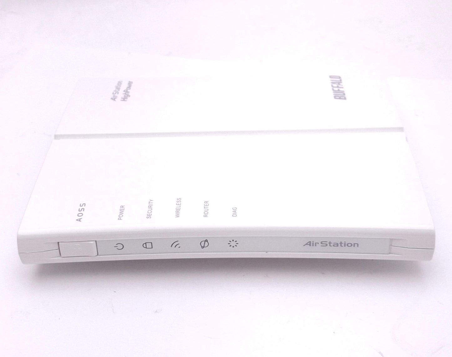 Used Buffalo WHR-HP-GN AirStation HighPower Wireless Router, 2.4GHz, 5-Port, 150Mbps