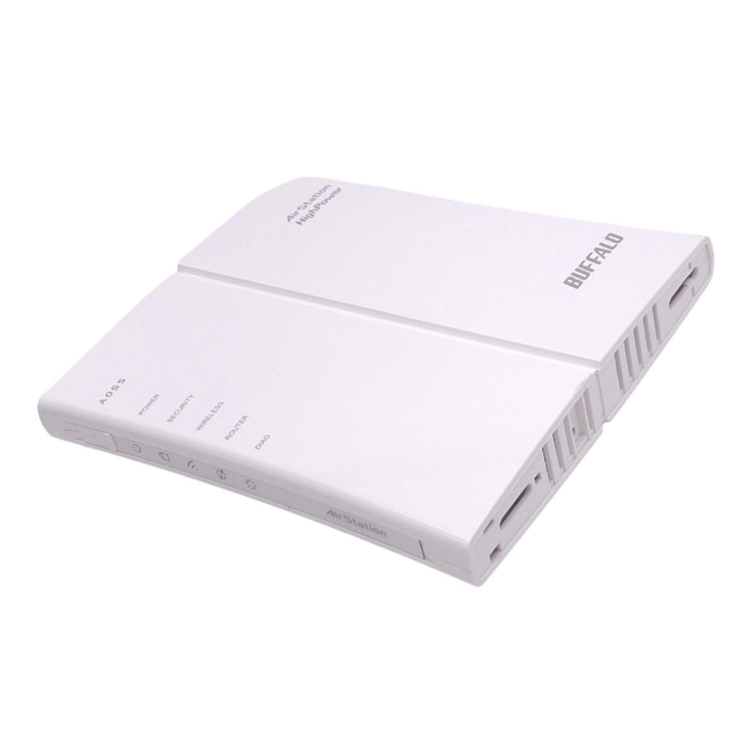 Used Buffalo WHR-HP-GN AirStation HighPower Wireless Router, 2.4GHz, 5-Port, 150Mbps