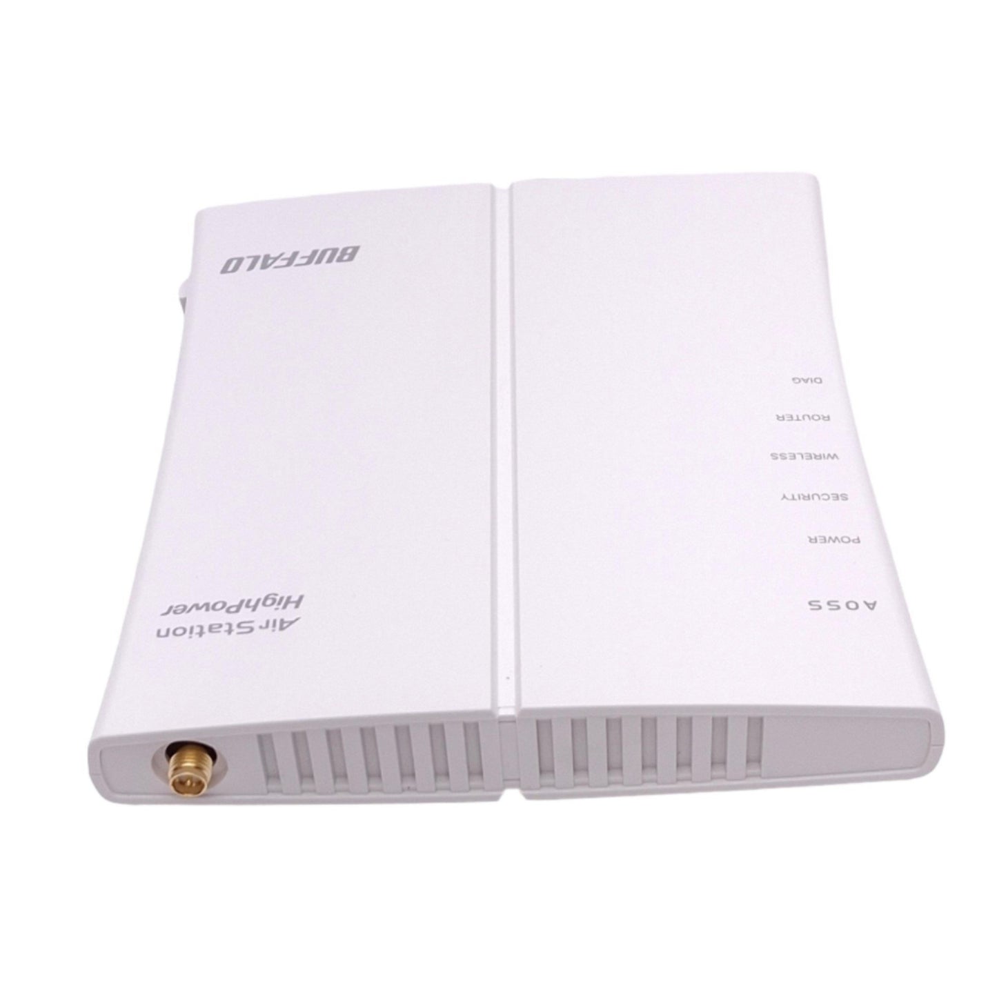 Used Buffalo WHR-HP-GN AirStation HighPower Wireless Router, 2.4GHz, 5-Port, 150Mbps