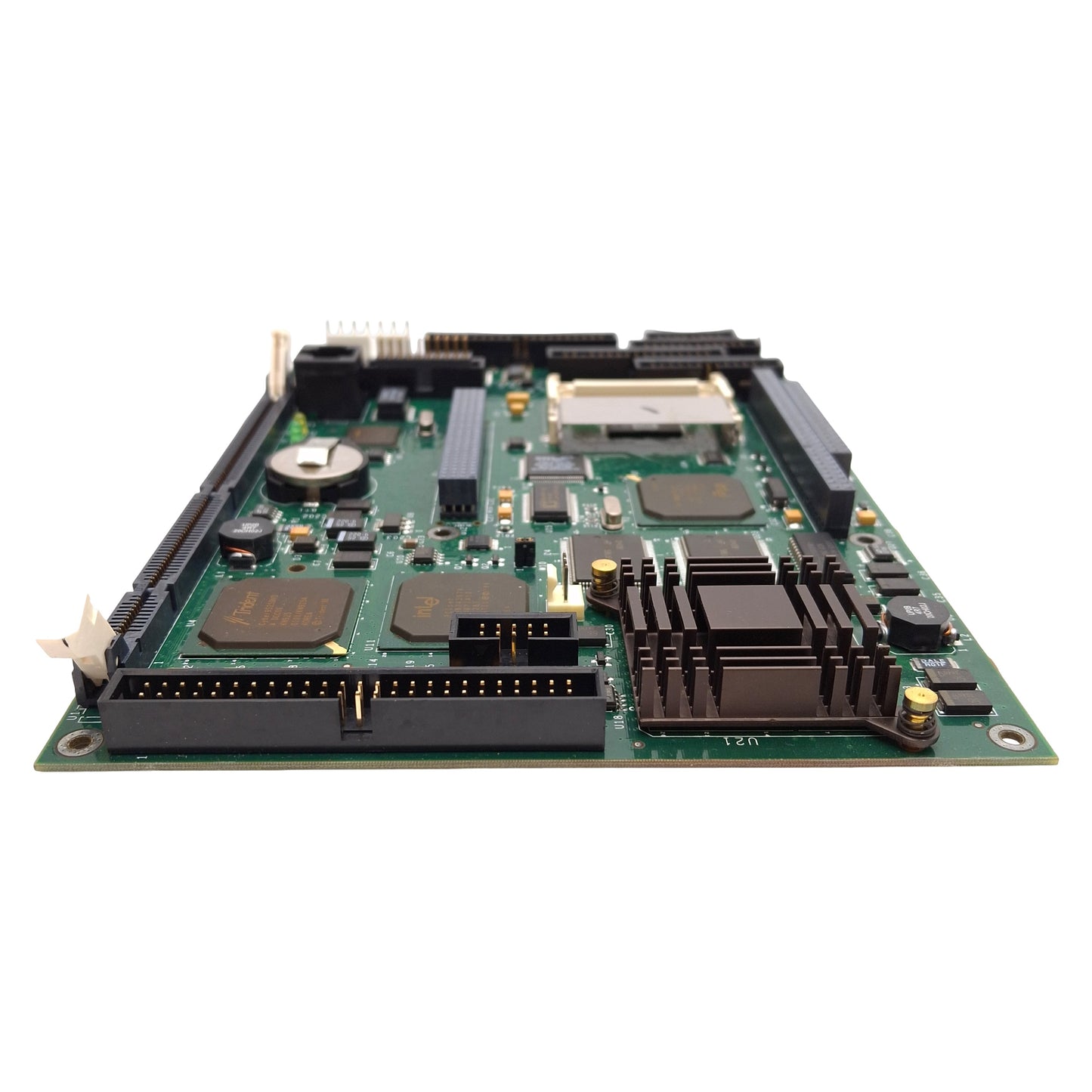 Used Ampro LB3-P5V-Q-01 9352577A Industrial Motherboard, CF Card Slot, 168-Pin DIMM