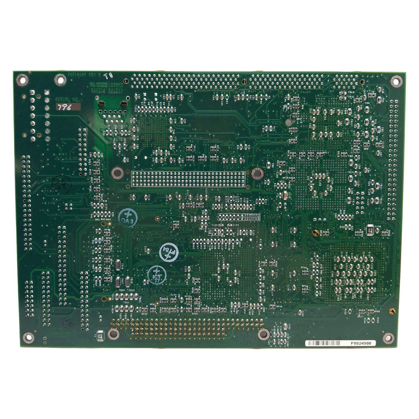 Used Ampro LB3-P5V-Q-01 9352577A Industrial Motherboard, CF Card Slot, 168-Pin DIMM
