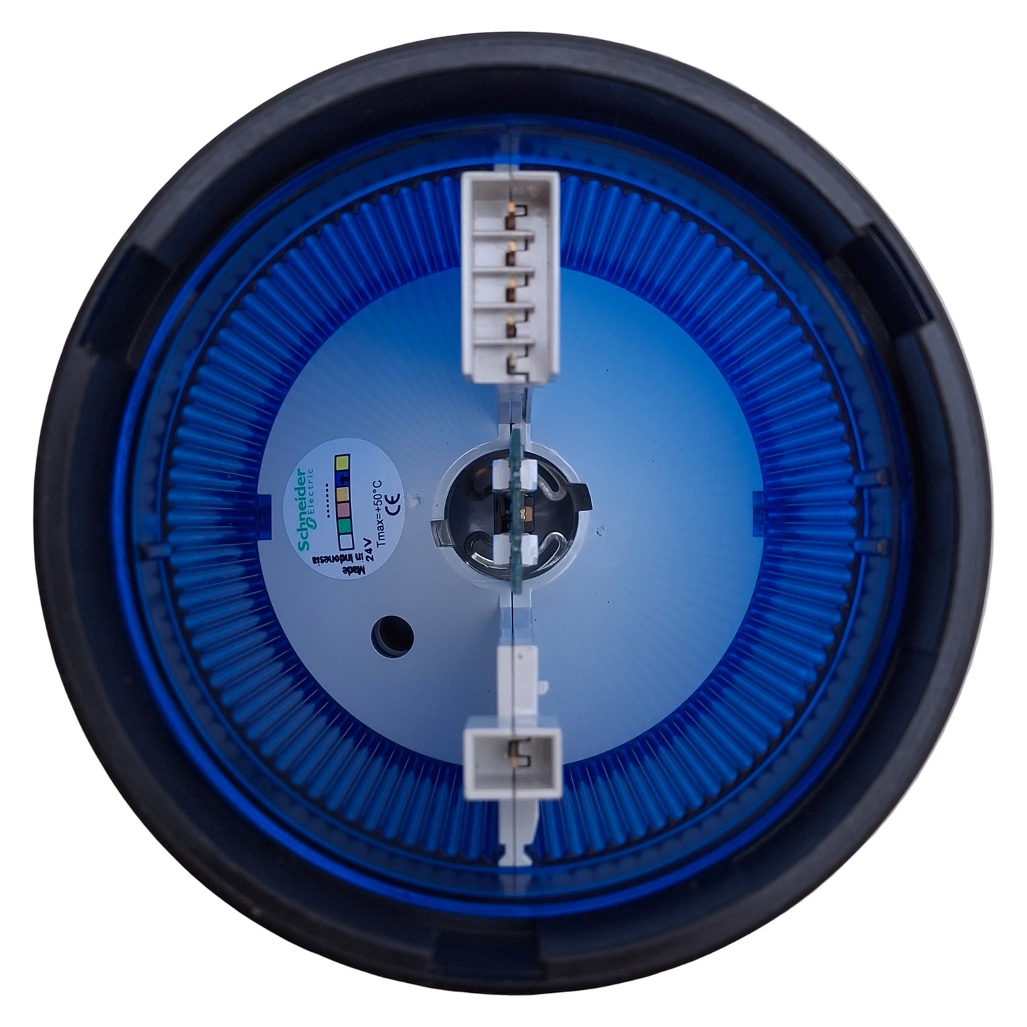 Used Schneider Electric XVBC2B6DB Light Tower Indicator Bank, Blue, ø70mm, 24VAC/DC