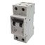 Used Siemens 5SX22 C8 Circuit Breaker, 2-Pole, C-Curve, 8A 480VAC, DIN Rail