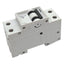 Used Siemens 5SX22 C8 Circuit Breaker, 2-Pole, C-Curve, 8A 480VAC, DIN Rail