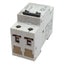 Used Siemens 5SX22 C8 Circuit Breaker, 2-Pole, C-Curve, 8A 480VAC, DIN Rail