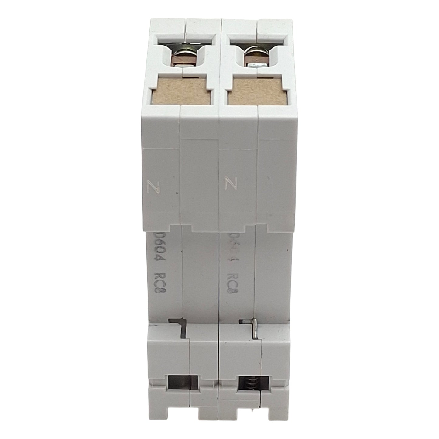 Used Siemens 5SX22 C8 Circuit Breaker, 2-Pole, C-Curve, 8A 480VAC, DIN Rail