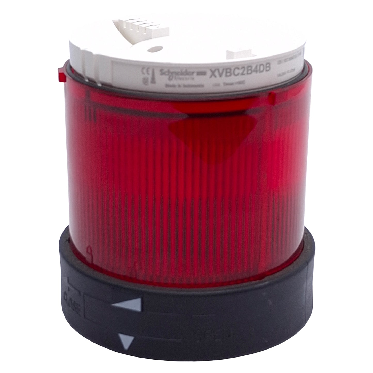 Used Schneider Electric XVBC2B4DB Light Tower Indicator Bank, Red, ø70mm, 24VAC/DC