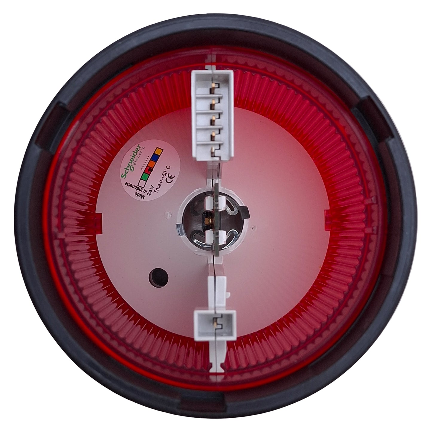 Used Schneider Electric XVBC2B4DB Light Tower Indicator Bank, Red, ø70mm, 24VAC/DC