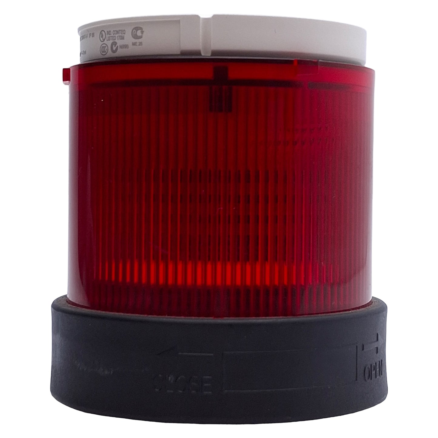 Used Schneider Electric XVBC2B4DB Light Tower Indicator Bank, Red, ø70mm, 24VAC/DC