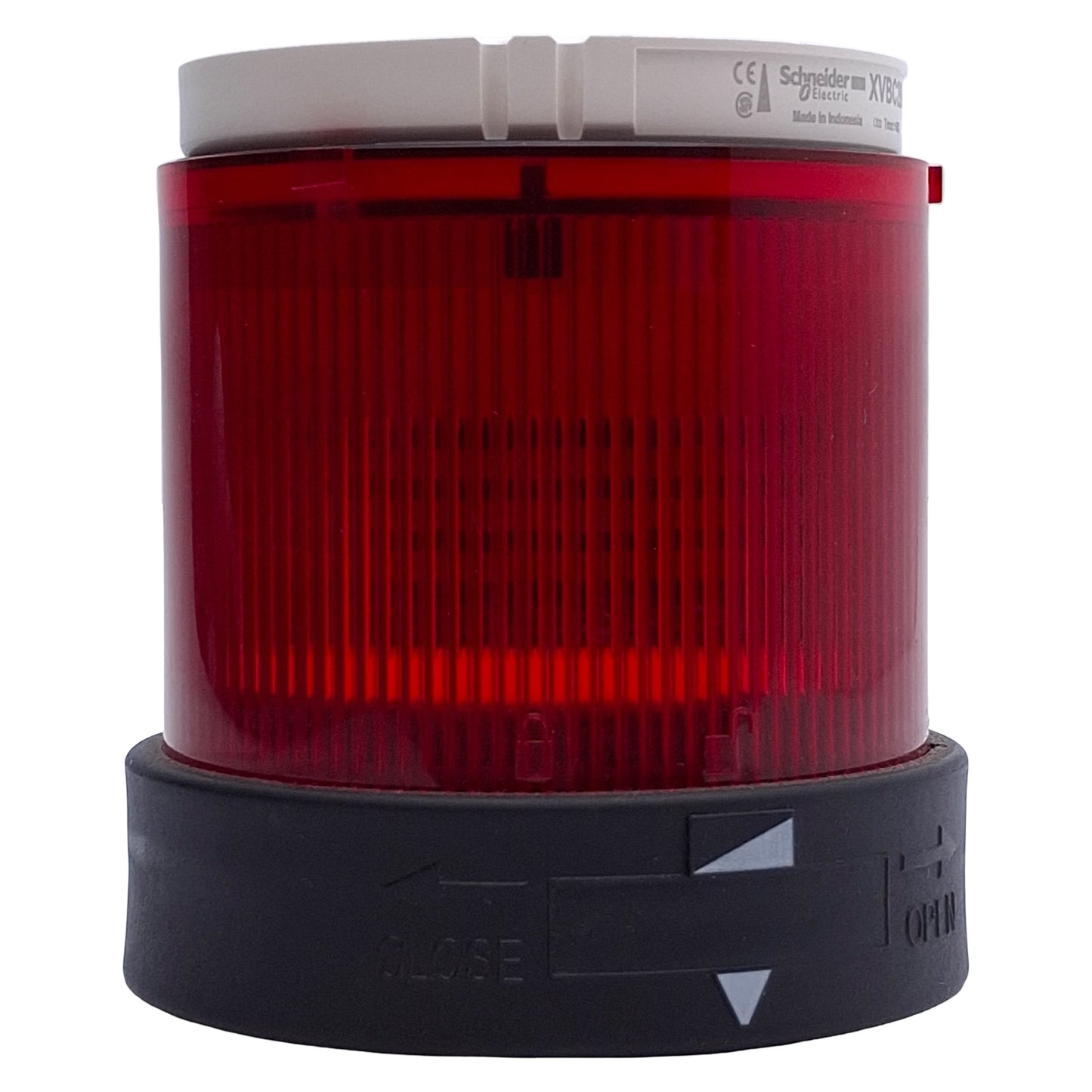 Used Schneider Electric XVBC2B4DB Light Tower Indicator Bank, Red, ø70mm, 24VAC/DC