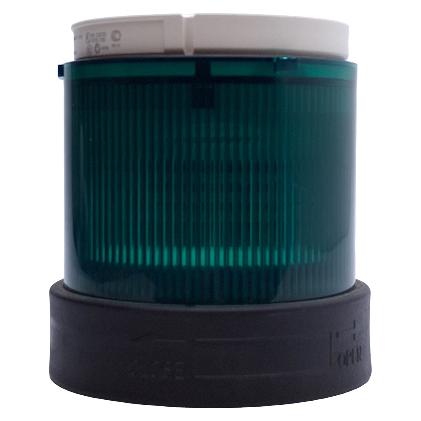 Used Schneider Electric XVBC2B3DB Light Tower Indicator Bank, Green, ø70mm, 24VAC/DC