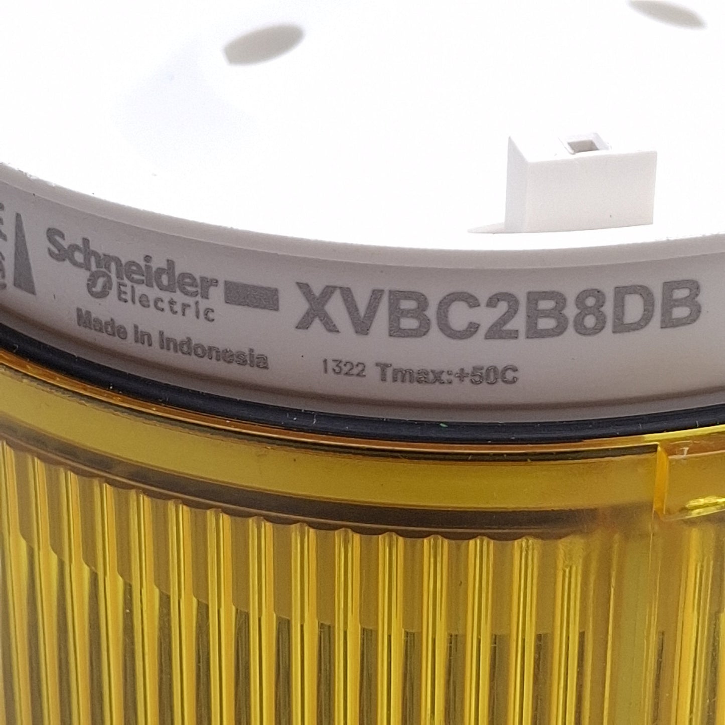 Used Schneider Electric XVBC2B8DB Light Tower Indicator Bank, Yellow, ø70mm, 24VAC/DC