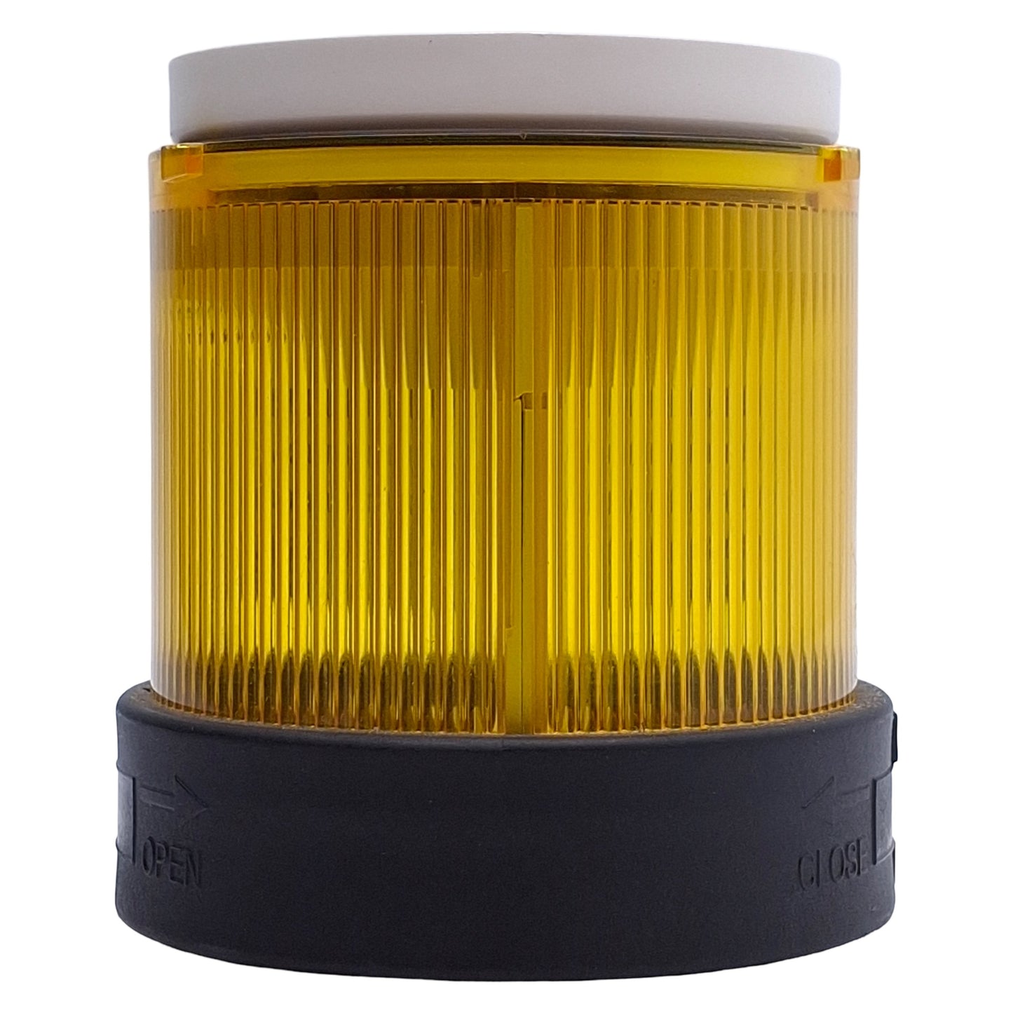 Used Schneider Electric XVBC2B8DB Light Tower Indicator Bank, Yellow, ø70mm, 24VAC/DC