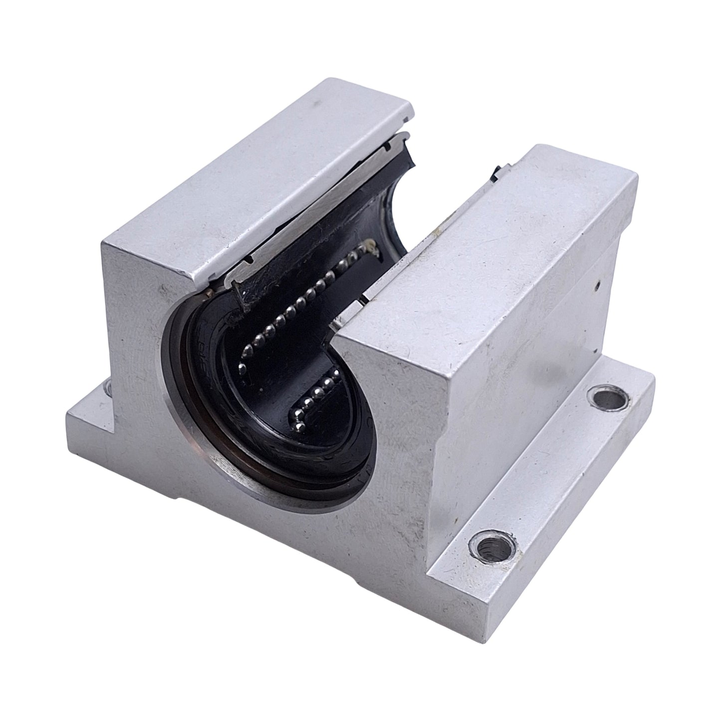 Used Linear Rod Pillow Block Ball Bearing Assembly, ø1in x 2.5in Length, Alu Housing
