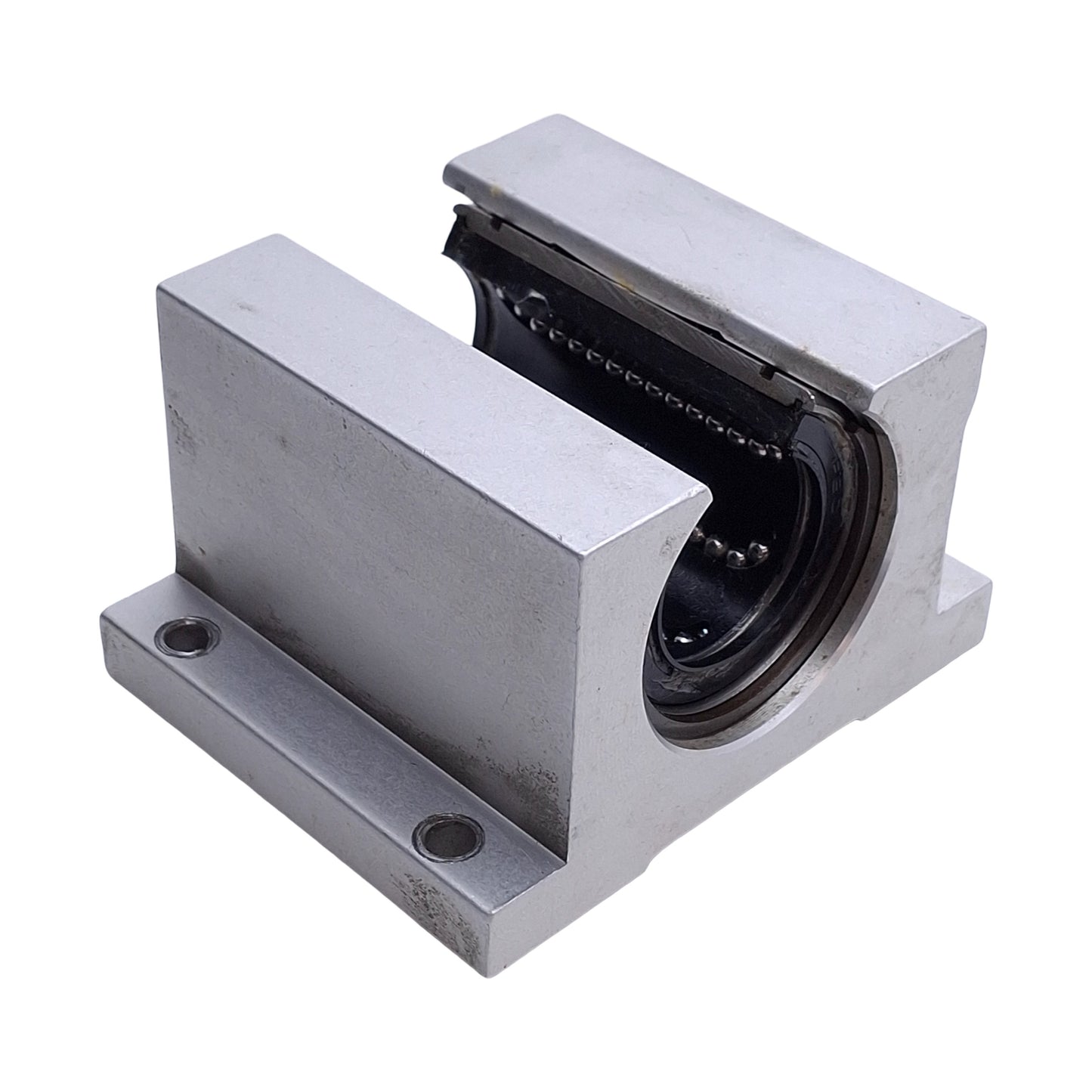 Used Linear Rod Pillow Block Ball Bearing Assembly, ø1in x 2.5in Length, Alu Housing
