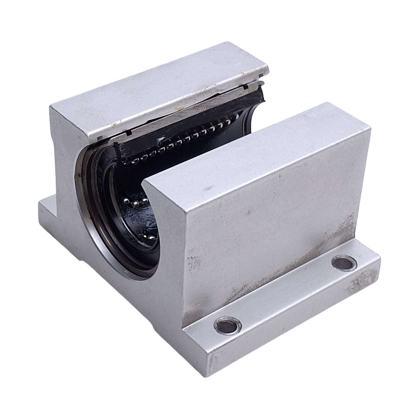 Used Linear Rod Pillow Block Ball Bearing Assembly, ø1in x 2.5in Length, Alu Housing