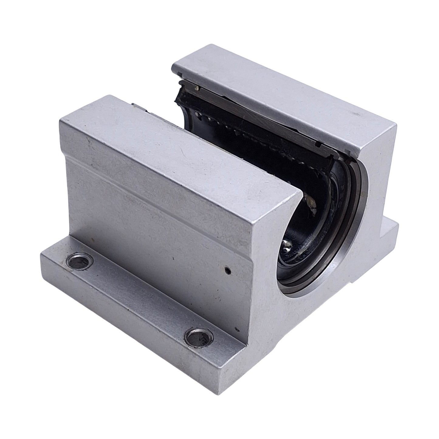 Used Linear Rod Pillow Block Ball Bearing Assembly, ø1in x 2.5in Length, Alu Housing