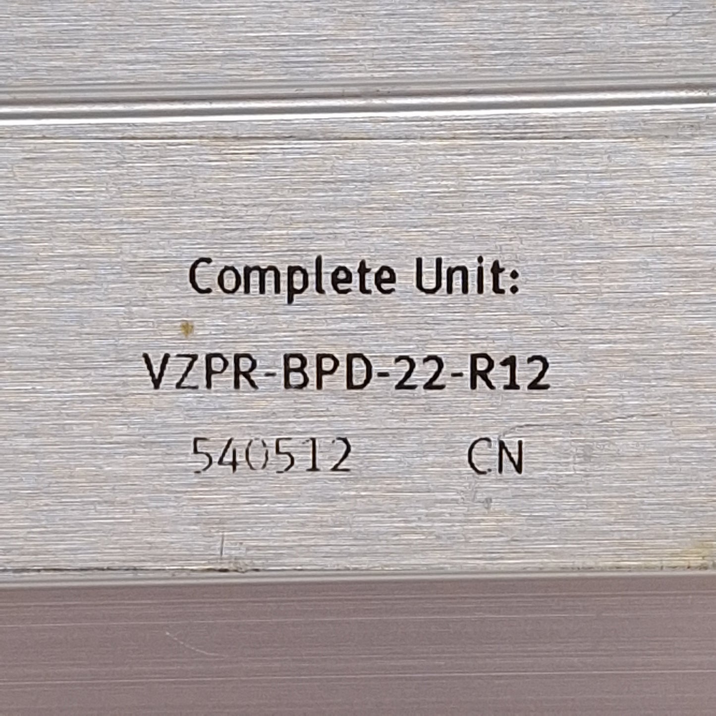 Used Festo VZPR-BPD-22-R12 540512 Ball Valve Actuator, 2-Way, 1-8.4bar, Rp1/2, G1/8