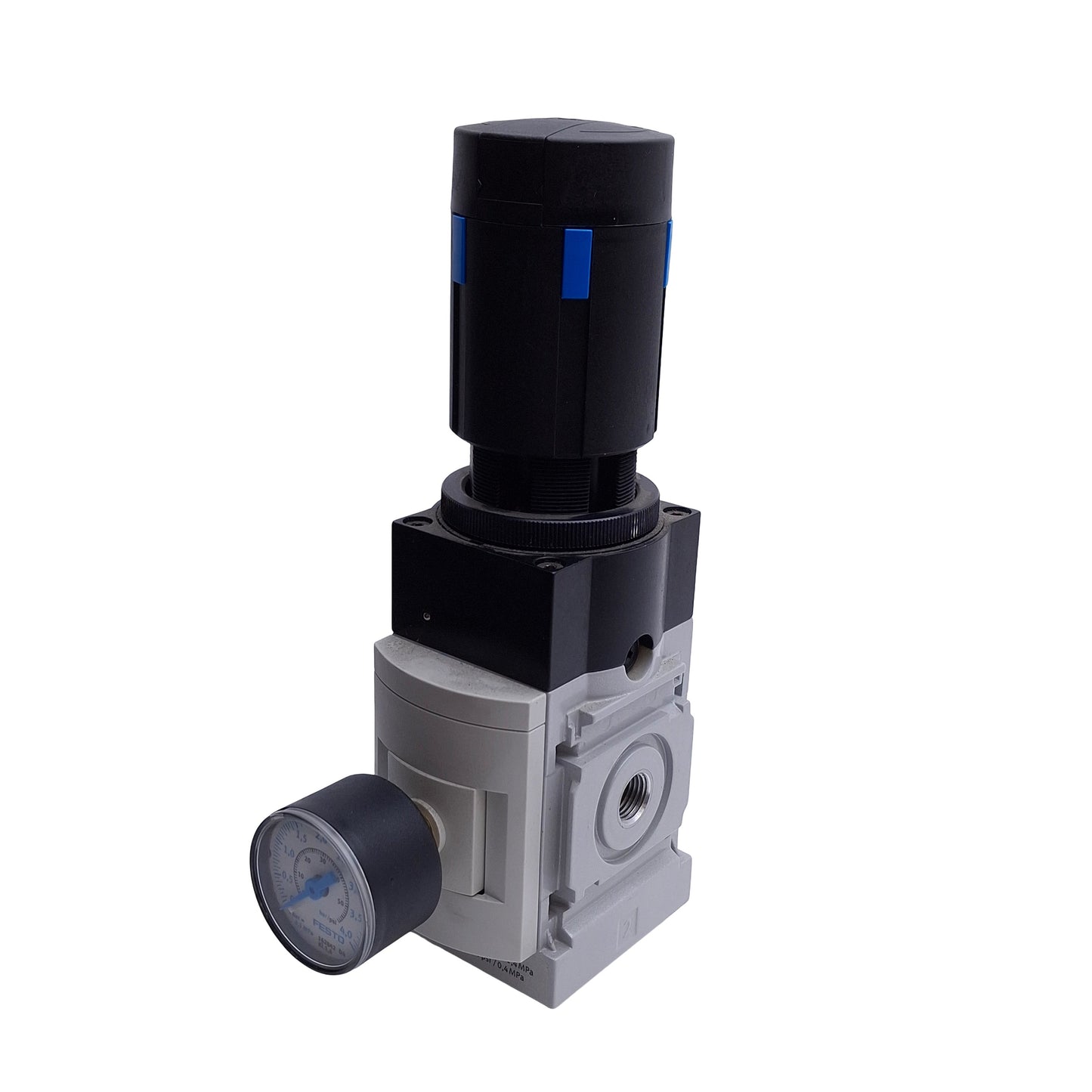 Used Festo MS6-LRP-1/4-D5-A8-AS Pressure Regulator, In 1-14 bar, Out 0.1-4 bar