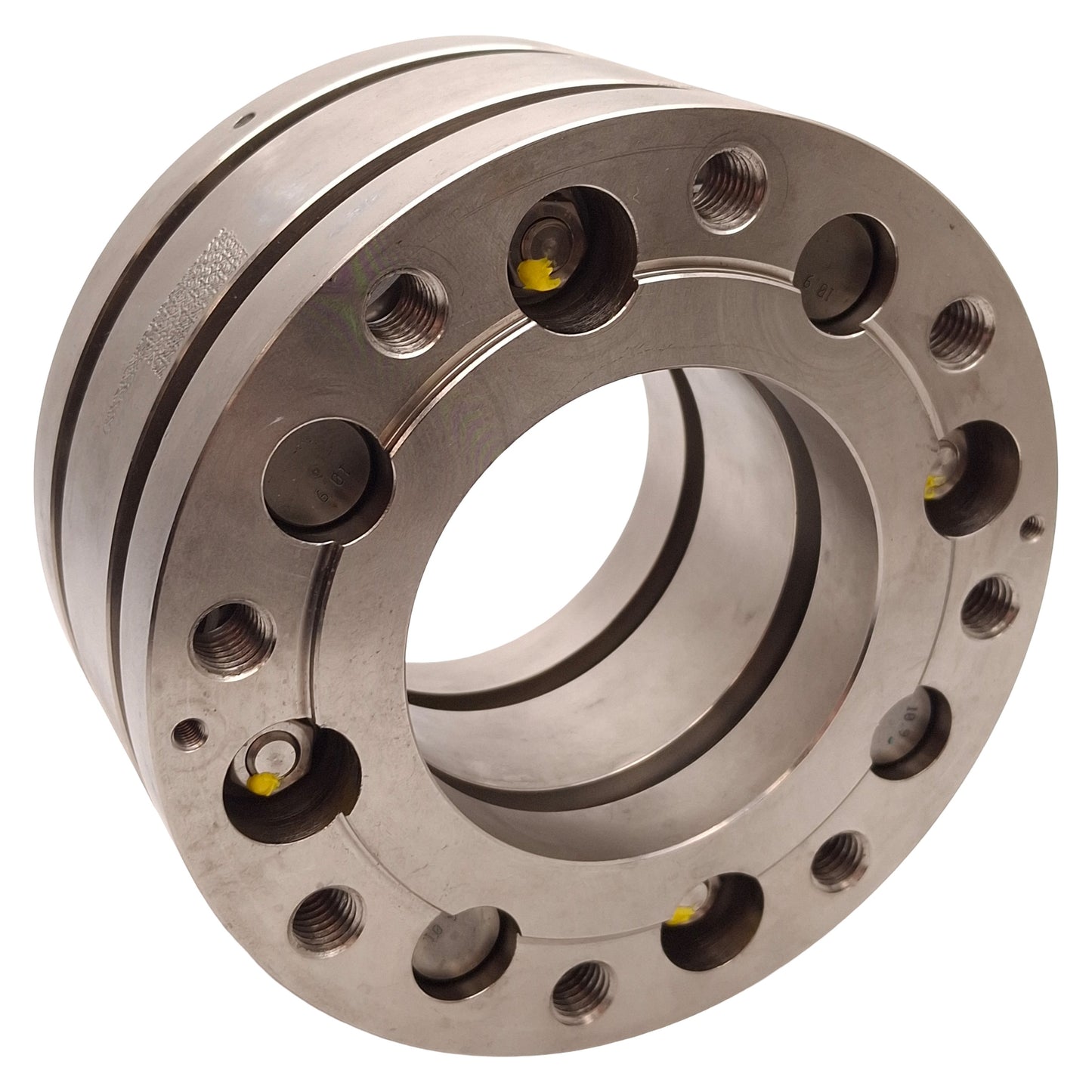 Used Rexnord K.00003.306.91.00 Flexible Disc Coupling, ø82mm ID, ø156mm OD, M12
