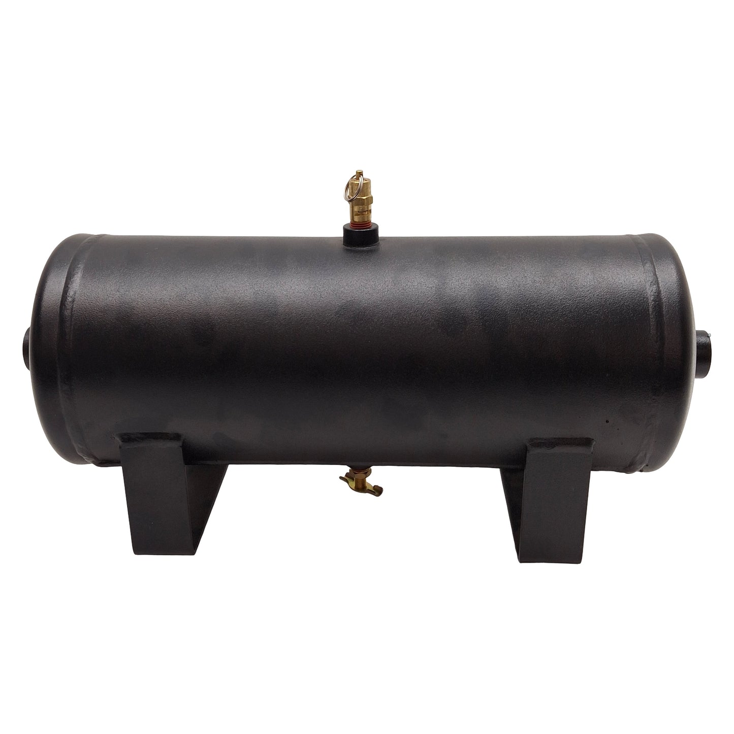 Used Hoosier Tank SAE J10 FMVSS 121 Air Reservoir, ø6in x 16in, 150psi, 1/4 & 1/2 NPT