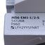 Used Festo MS6-EM1-1/2-S Shut Off Valve w/ Muffler 270psi Pressure, 1/2" NPT Ports