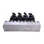 Used Muller Coax Block 3-CFM 08 NC Coaxial Valves & Manifold, 2/2-Way NC, 0-40bar