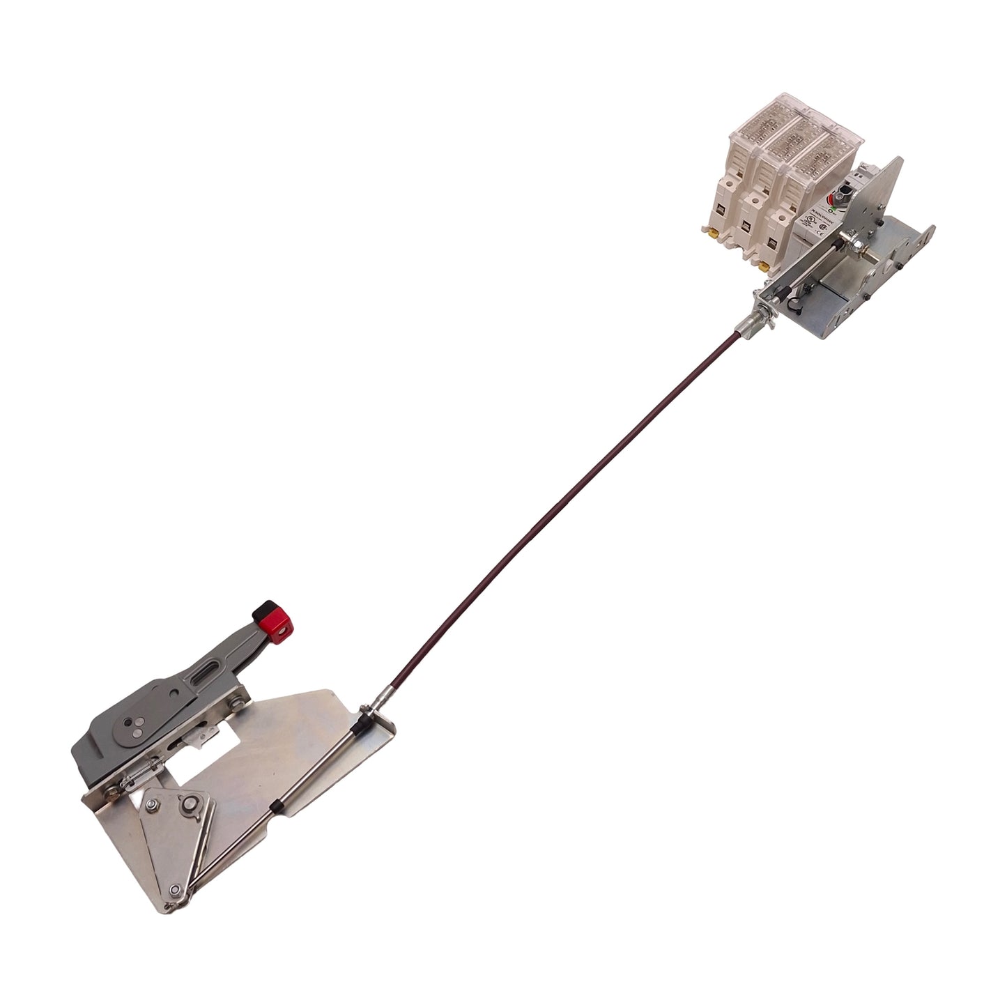 Used Socomec J80/38613005 Fuserblock Disconnect, 3-Pole w/ Extension Actuator Handle
